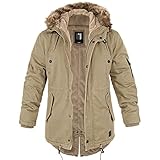 bw-online-shop Winterparka Fishtail mit Futter camel - XL