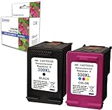 Kompatible Druckerpatronen für HP 300 XL Schwarz + 300 XL Farbe 300XL Tintenpatronen Druckerpatrone für Deskjet F2420 F2480 D2560 D5560 ENVY 110 PHOTOSMART C4680