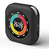 XREXS Visueller Timer mit farbigem Fortschrittsbalken, für Kinder und Erwachsene, Countdown-Funktion, einstellbare Lautstärke und Helligkeit, Kurzzeitmesser für Küche, Schule und Büro