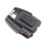 Jongo® Schlüsselgehäuse kompatibel mit Opel Astra Zafira Vectra Omega Frontera – 2 Tasten Fernbedienung ohne Metallbart – Ersatz Autoschlüssel HU100 HU43 YM28