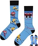 TODO Lustige Eishockey Socken Damen und Herren, Hockey Socken Damen Geschenk Eishockey Motiv 39-42