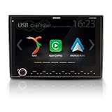 ZENEC Z-E3766: Infotainer für FIAT Ducato mit Android Auto, AppleCarPlay, 2 Din Mediencenter mit 9“/22,9 cm Touchscreen, Autoradio mit DAB+, USB, zum Reisemobil Navi erweiterbar