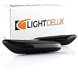 LIGHTDELUX Ersatz für 2 x LED Seitenblinker Blinker Kotflügel-Blinker mit Zulassung V-170165