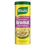 Knorr Würzmischung Knoblauch Aromat für schnelle Gerichte zum Würzen und Verfeinern von Pasta, Pizza, Gemüse und mehr 90 g