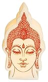 moses. Omm for you LED-Buddha, Stimmungsvolles Dekolicht, Buddha Kopf LED-Lichtdeko, In einer Geschenkbox, Warmweiß