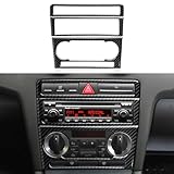 3-teiliges Carbon Fiber Innenraum-Set Kompatibel mit Audi A3 (2004-2012) / S3 (2008-2012) / RS3 (2011-2012) CD Panel Aufkleber Auto Interieur Zubehör