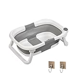 Wuudi Hundebadewanne, Collapsible Erhöhtes Haustierbadewanne, Höhenverstellbarer und Tragbare Badewanne für Hunde