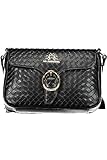 La Martina Damen Handtasche Schwarz Einheitsgröße Clutch Polyurethan