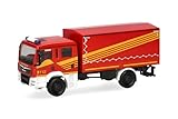 Herpa LKW Modell Man TGM MzKW Feuerwehr, Miniatur im Maßstab 1:87, Sammlerstück, Made in Germany, Kunststoff