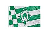 Flaggenfritze Hissflagge Werder Bremen Raute - 120 x 180 cm + gratis Aufkleber