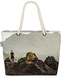 VOID Jogger Berge Strandtasche Shopper 58x38x16cm 23L XXL Einkaufstasche Tasche Reisetasche Beach Bag