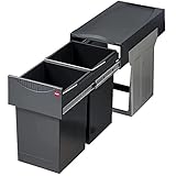 Hailo 3666101 Abfallsammler für Schränke ab 300 mm Breite mit Drehtür incl. 40 Hailo Müllbeutel