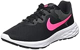 Nike Damen Revolution 6 Road Running Shoe, Black/Hyper Pink-Iron Grey, 40 EU