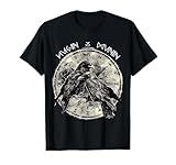 Hugin & Munin die Raben Odins Wikinger Kelten Valhalla Rabe T-Shirt