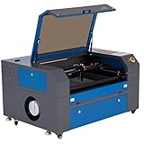 OMTech 80W CO2 Laser Graviermaschine 700 x 500mm Gravurmaschine Laserengraver mit USB-Port, Red Dot Pointer, integrierter Auspuff, Ruida Control RDWorks V8 für Heimwerker