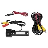 EMSea 1Set 170° Breitewasserdichte Rückfahrkamera 73x23mm Ersatzteil 3B5943021 Kompatibel mit VW Transporter T5 2003-2009 und Caddy Mk3 2003-2015 Kennzeichenbeleuchtung