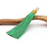 5Pcs/Pack 85mm goldene Hutquaste, Baumwollquasten, Miniquaste, Schmuckzubehör, DIY-Accessoires, Ohrringe Handbuch Materialien-China,VB