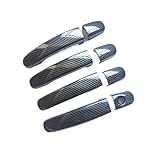Auto Türgriff für Außen Für Ford Für Focus 2 MK2 II 2006 2007 2008 2009 Zubehör Türgriff Abdeckung Trim Kunststoff Carbon Faser
