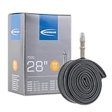 Schwalbe Fahrradschlauch Nr. 17 – Trekking & City Schlauch 28 Zoll (ETRTO 28/47-622/635) – Ventil DV 40mm – Robust & Alltagstauglich – Schlauch für Fahrrad