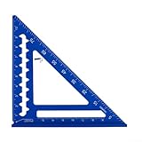 Multifunktionales Dreieckslineal für DIY-Projekte, Einrahmen und präzises Linienschreiben (blau)