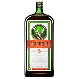 Jägermeister – 1 x 3l Premium Kräuterlikör 35% Vol. - Integrierte Ausschankhilfe für den perfekten Party Shot – 36cm hoch und 4.8kg schwer – Das Original aus Wolfenbüttel