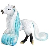 Breyer Pferde Mähnenschönheit Li'l Schönheiten | Tagesanbruch | Streichbare weiße und Blaue Mähne und Schweif | 4,25 L x 3,25 H | Modell Nr. 7413 (Blau, Weiß)