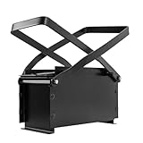 HUSPOO Papierbrikettpresse, Stahl Papierbrikett Maker, Brikettpresse für Altpapierpresse, Manuell Papierpresse Brikettpresse, 33 x 15 x 13 cm, Schwarz