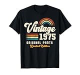 Vintage 1975 Original Teile 50. Geburtstag Retro T-Shirt