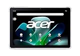 Acer Iconia Tab M10 Tablet 10 Zoll WUXGA (1920 x 1200, ‎MediaTek Kompanio 500, 4 GB RAM, 64 GB, Bluetooth, USB-C, Wi-Fi, MicroSD, Audio, Front- und Rückkamera, Android 12), silberfarben + Hülle
