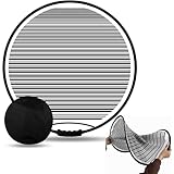 Auto Beulen Reflector 80 cm, Dellen Reflektor Kfz, Dellen Reflektorplatte, Dellenreflektorboard, Seelenspiegel, mit Tasche, Faltbar, für Fix Karosserie Tür Kratzer