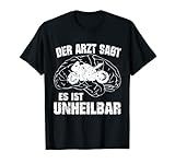 Motorrad Fun T-Shirt Geschenkidee für Biker Motorradfahrer T-Shirt