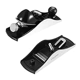 Einhandhobel,Holzhobel mit 175mm Körperlänge & 41mm Klingenbreite,Handhobel Holz mit Präzisionsgussverfahren – justierbare Klinge, fein bearbeitete Boden- und Seitenflächen