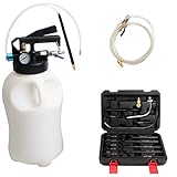 CCLIFE 6L/10L 2 in 1 Druckluft Ölwechsel Gerät Öleinfüllgerät Ölabsauger Getriebeöl Einfüllgerät Befüllgerät Öl Einfüllen mit 15 ATF Adapter