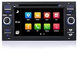 iFrego 7" Autoradio DVD,Autolink,GPS Navigation RDS SD, 2 Din Autoradio Bluetooth, 7 Farben FM RadioTouchscreen mit Lenkradsteuerung für Ford C-Max/Galaxy/Connect/S-Max/Focus/Transit/Fusion