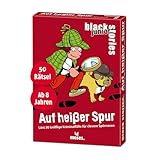 moses. Black Stories junior Auf heißer Spur - 50 Rätsel mit kniffligen Kriminalfällen für kleine Detektive, Rätsel Kartenspiel mit Spielvariante und Punktechips, Rätselspiel für Kinder ab 8 Jahren
