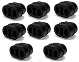 8 Stück Auspuffhalter BOSAL ORIGINAL. NUMMER 255-095 Abgasanlage für Endtopf Halter Auspuffgummi kompatibel mit :OPEL ASTRA G/H/K, OPEL CORSA C, OPEL OMEGA B OPEL VECTRA B OPEL ZAFIRA A/B