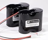 Set ABUS Security-Center Ersatzbatterie für 2WAY-Funk-Außensirene FU2986 für Secvest FU8220 FU8222 FUSG50000 Funkaußensirene