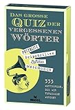 moses. Das große Quiz der vergessenen Wörter, 333 Wortperlen, die wir vermissen werden, Das ideale Geschenk für Wortakrobaten und Sprachliebhaber, 75 Karten in einer Schuberbox, für Erwachsene