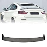 ZDHXZYQ Echte Carbon Kohlefaser Heckspoiler, Kompatibel mit BMW X6 F16 X6M F86 HAMANN Style 2015-2016, Kofferraumdeckel Spoiler Flügel Lippe Auto Tuning