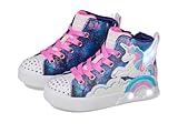 Skechers Twinkle Magic Sneaker für Mädchen, Navy / mehrfarbig, 18.5 EU
