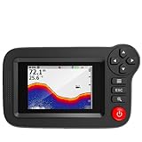 Kavolet Tragbarer Angeln Fisch Finder 3,5 Zoll kabelloser Sonar-Fischfinder Unterwasser-Tiefenlot mit Angeldetektor, LCD Tiefe Angeln Echolot Fischfinder für Bootskajak Seefischerei