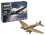 Revell REV-03863 Heinkel He111 H-6, Flugzeugmodellbausatz 1:48, 34,4 cm Modelmaking, unlackiert
