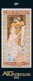 Art Nouveau 2026: Kunstkalender mit Jugendstilplakaten der Belle Époque. Wandkalender im Hochformat: 28,5 x 69 cm.