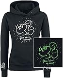 Micky Maus So Sweet Frauen Kapuzenpullover schwarz M