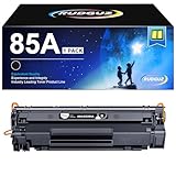 RUDGUZ CE285A 85A Toner Kompatibel für HP 85A für HP Laserjet P1102W Toner Schwarz P1102 M1212NF M1132MFP M1217NFW M1212 M1132 M1210 M1210MFP P1109 (Schwarz, 1er-Pack)
