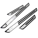 ISTOVO Edelstahl Einstiegsleisten für VW Golf 8 (Facelift 2024) Variant 2024, Türschwellenabdeckung​​ Auto Türschwelle Schutz Scuff Plate Anti Kratzen Willkommenspedal,B/Type~B