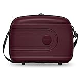 REDOLZ Hartschalen Handgepäck Kosmetik-Koffer | Stabiles Beauty-Case mit Aufsteckfunktion | 34 x 17 x 27 cm aus leichtem Polypropylen (Essentials 11)