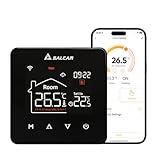 SALCAR WiFi Thermostat Heizung Smart Für Elektrische Fussbodenheizung Programmierbarer Tuya Raumthermostat Fußbodenheizung Temperaturregler 230v Mit Digital LCD V4W.716 16A