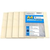 AUPROTEC 5x A4 Sperrholz-Platten Birke 4mm Multiplexplatten (210 mm x 297 mm) Bastel- und Laubsäge-Holzplatten Birke Massiv Multiplex Holz Industriequalität