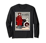 Automobile Retro Vintage 19. Jahrhundert Kutschenräder Langarmshirt
